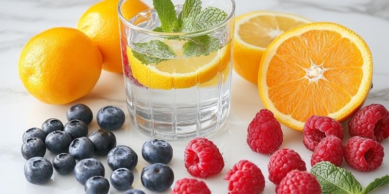 a selection of low-fructose fruits that are easy on your digestion