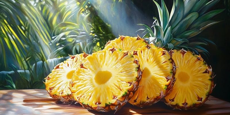 pineapple contains bromelain powerful digestive enzyme